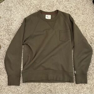 Todd Snyder x Champion Midweight Pocket Sweatshirt Olive Green Medium